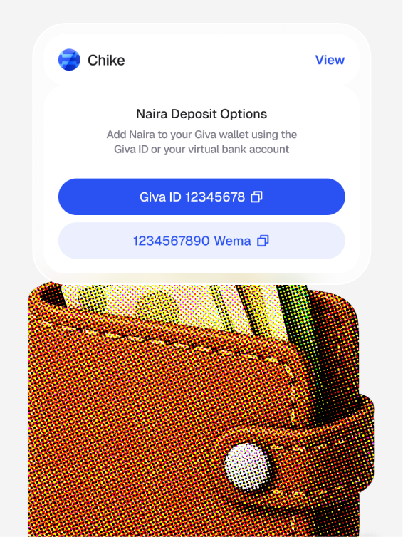 Naira deposit options with Giva ID and virtual bank account